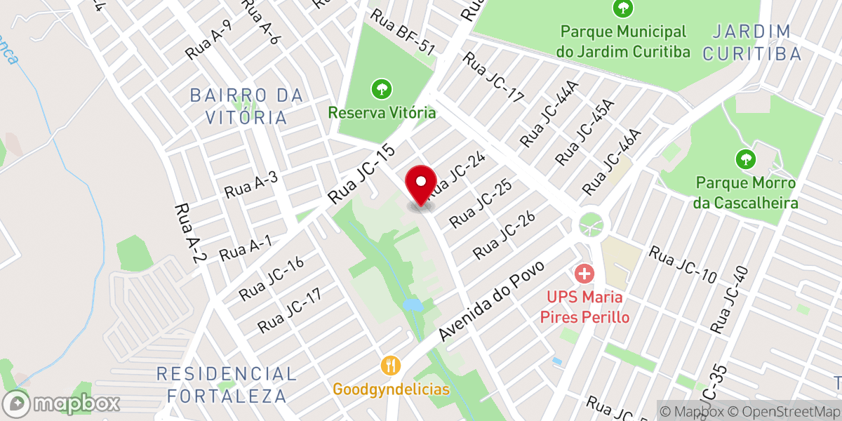Map showing location of IEPBC - Jardim Curitiba 2