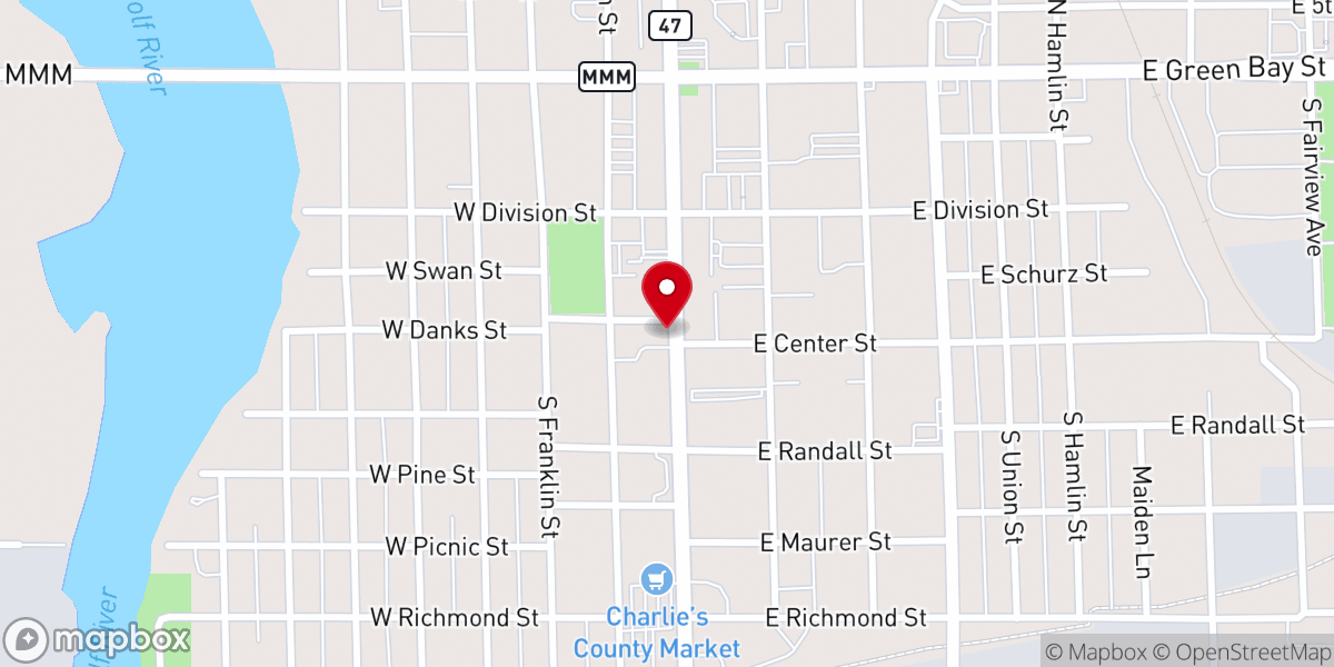 Map showing location of Fellowship Church