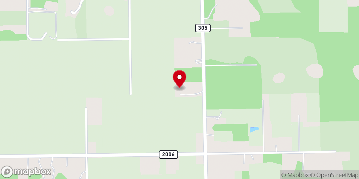 Map showing location of Flagler West Community Church
