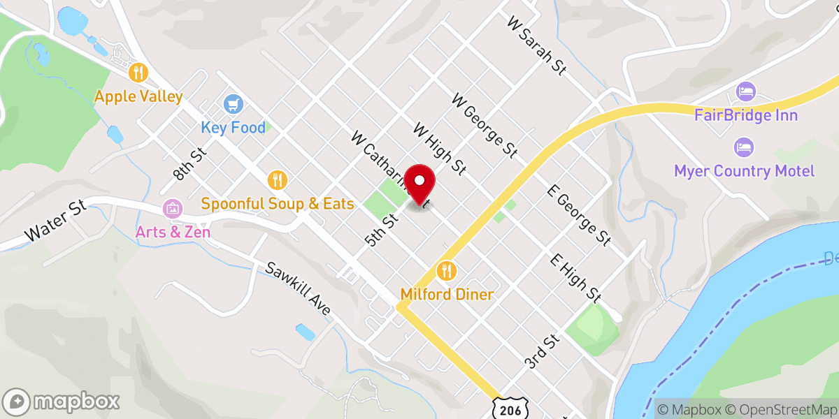 Map showing location of Good Shepherd Episcopal Church