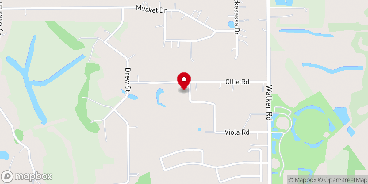 Map showing location of Holy Ground Baptist Church