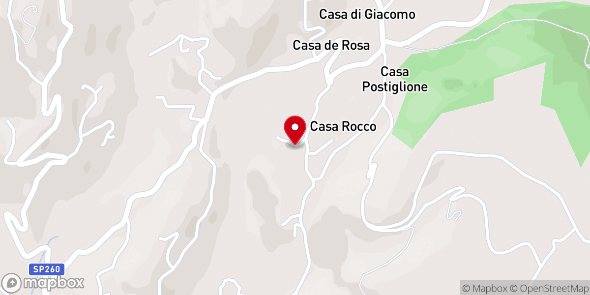 Map showing location of Chiesa Santa Maria dei Campi Giovi Salerno
