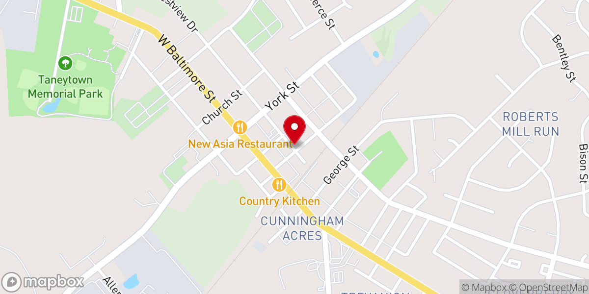 Map showing location of Messiah United Methodist Church