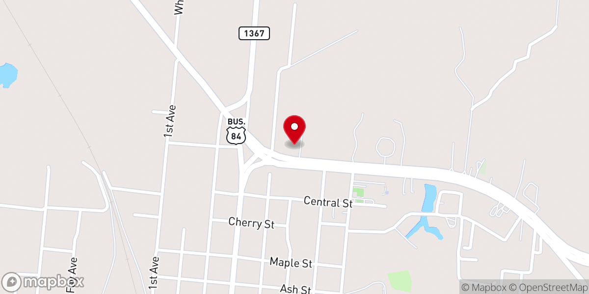 Map showing location of Cedar Stone Family Worship