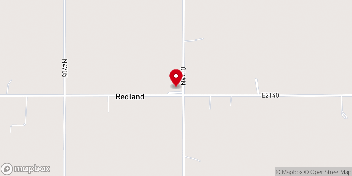 Map showing location of Redland Methodist Church