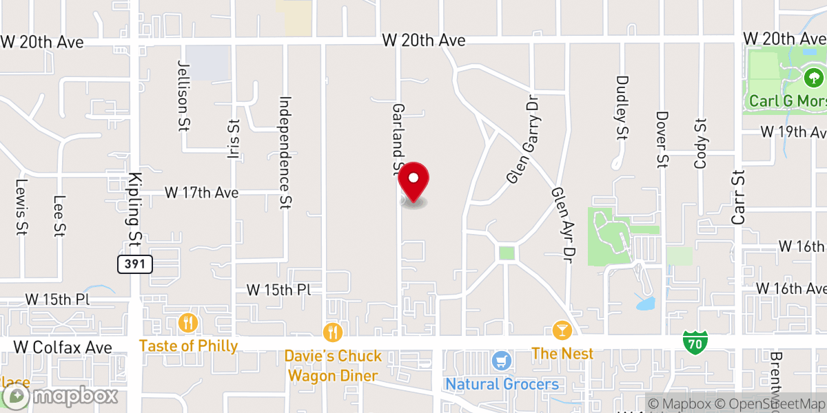 Map showing location of Calvary Belmar