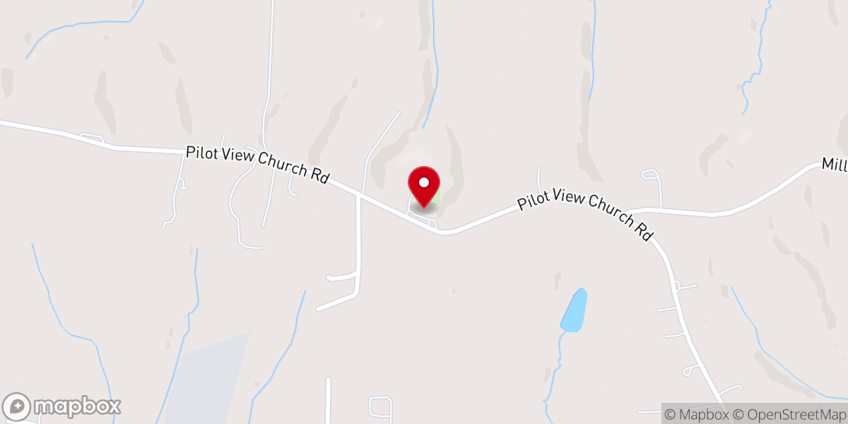 Map showing location of Pilot View Friends Church