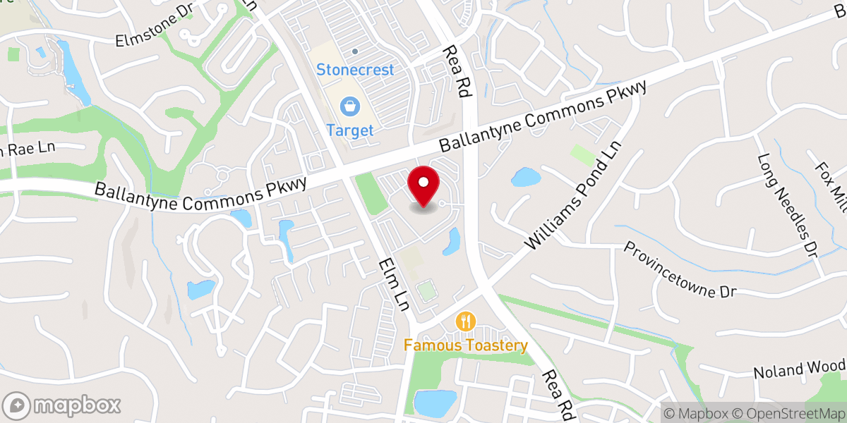 Map showing location of St. Matthew Catholic Church