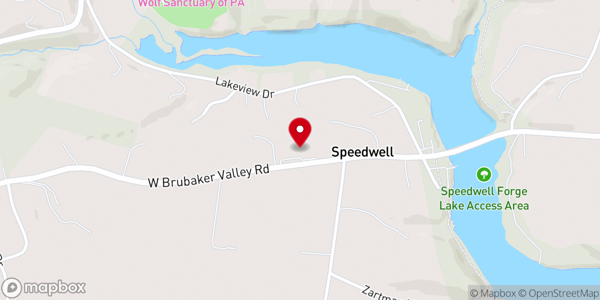 Map showing location of Speedwell Heights Brethren