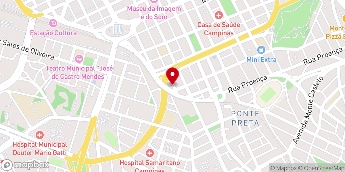 Map showing location of Igreja Assembléia de Deus da Missão