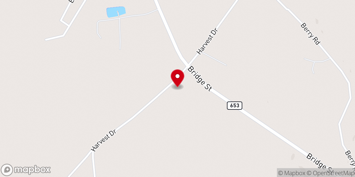 Map showing location of Rockwood Alliance Church