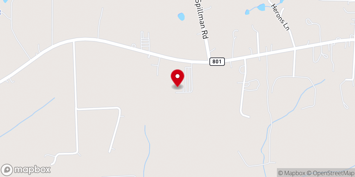 Map showing location of Cornerstone Christian Church