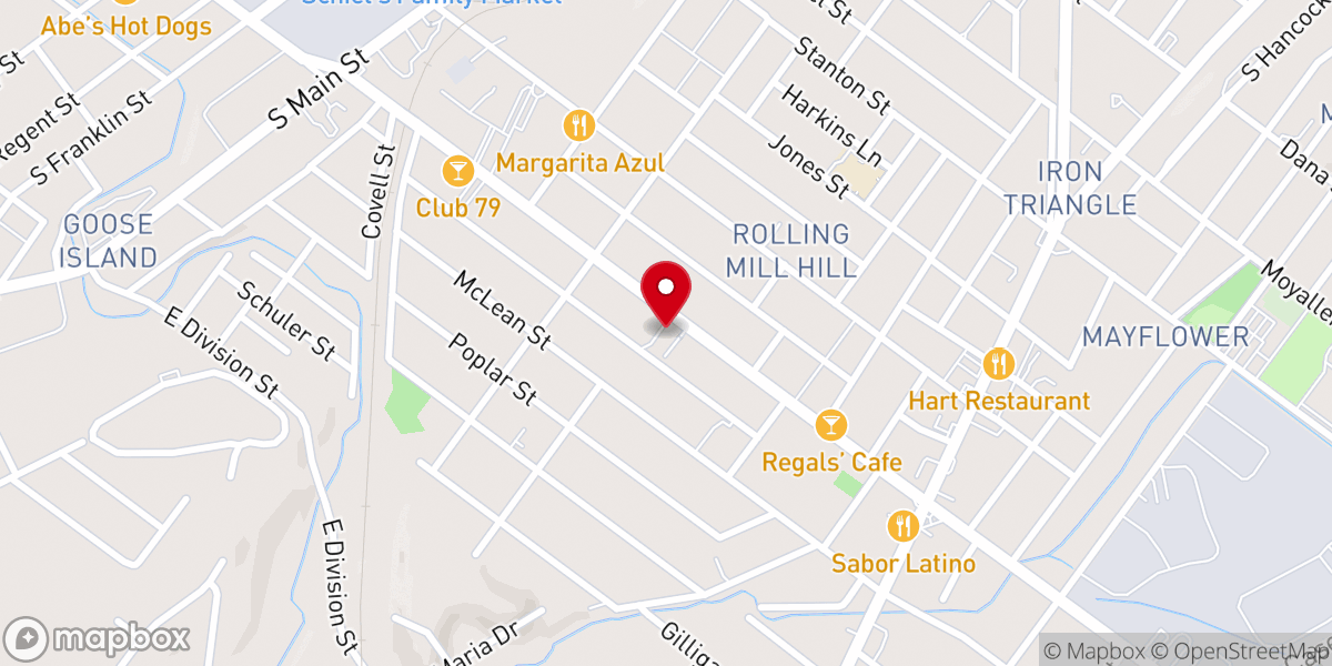Map showing location of Wilkes-Barre Mennonite Church