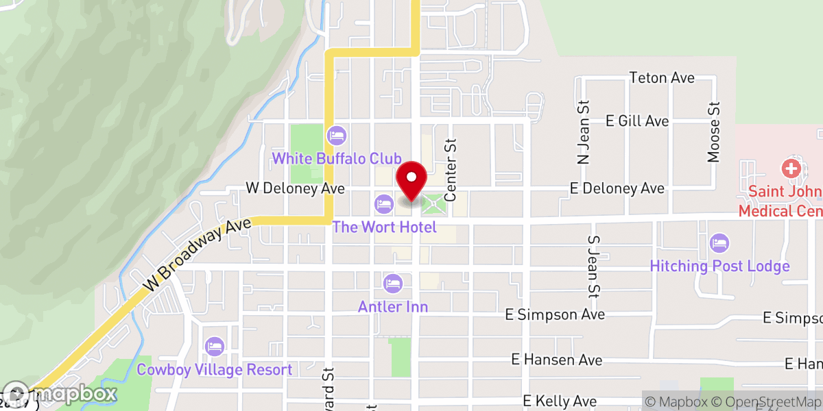 Map showing location of Wild Rose Weddings and Events