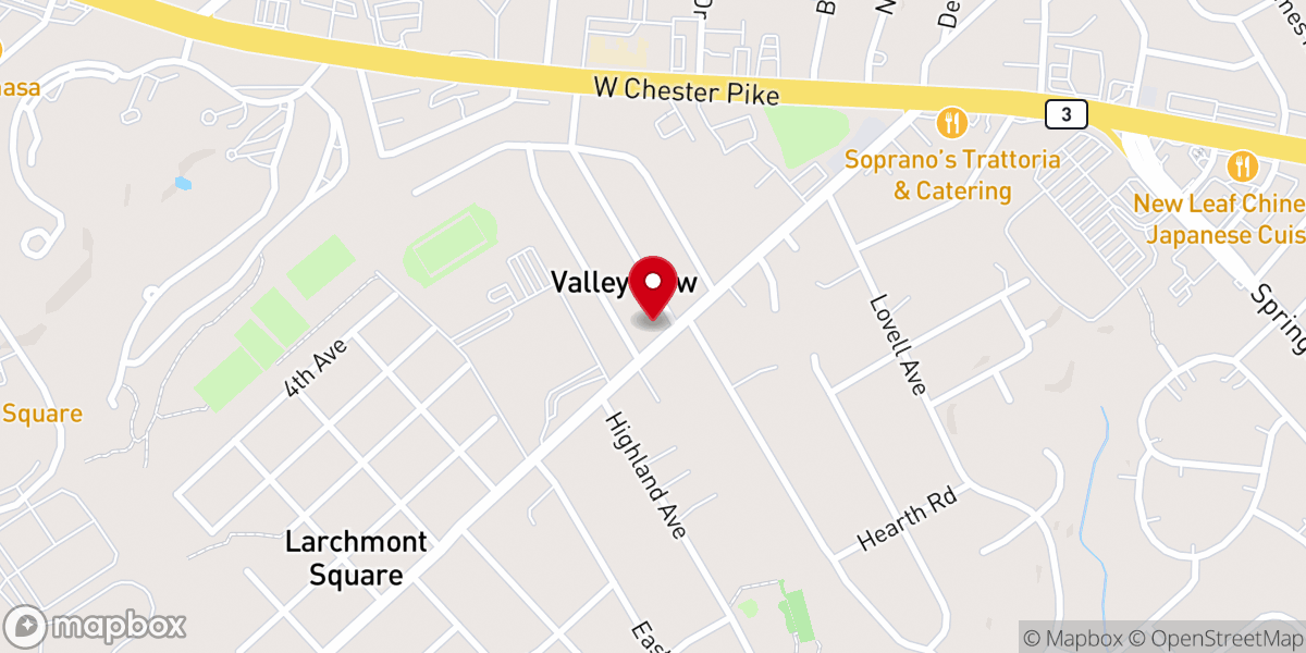 Map showing location of Holy Mary Korean Catholic Church