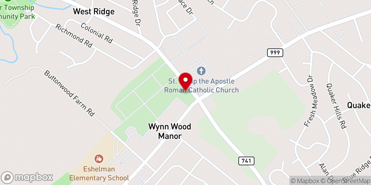 Map showing location of Spring of Life Church, Inc.