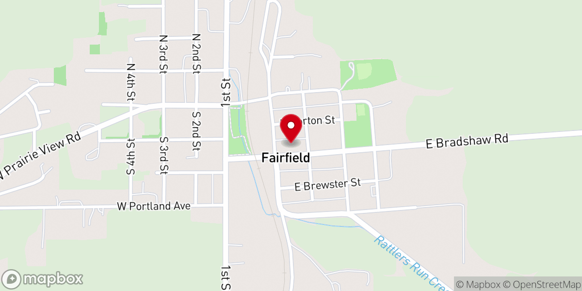 Map showing location of Spokane Apostolic Lutheran Church