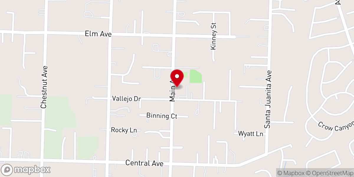 Map showing location of Redeemer Covenant Church