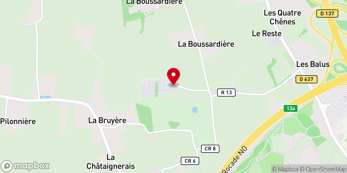 Map showing location of Église évangélique Vie et lumière