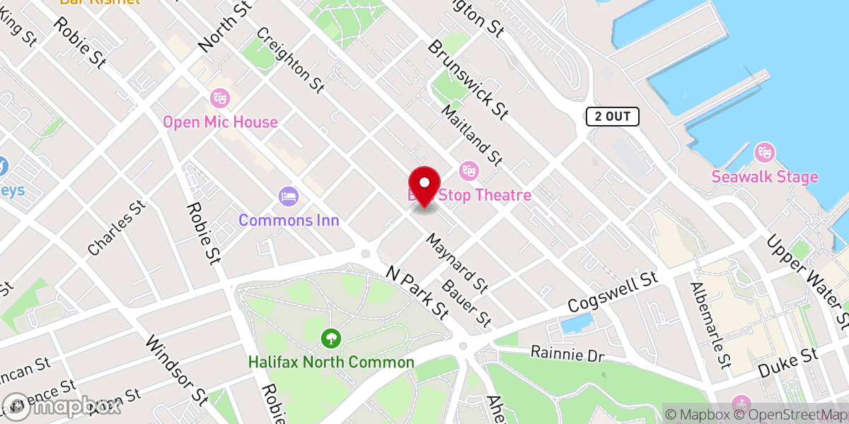 Map showing location of Souls Harbour Rescue Mission
