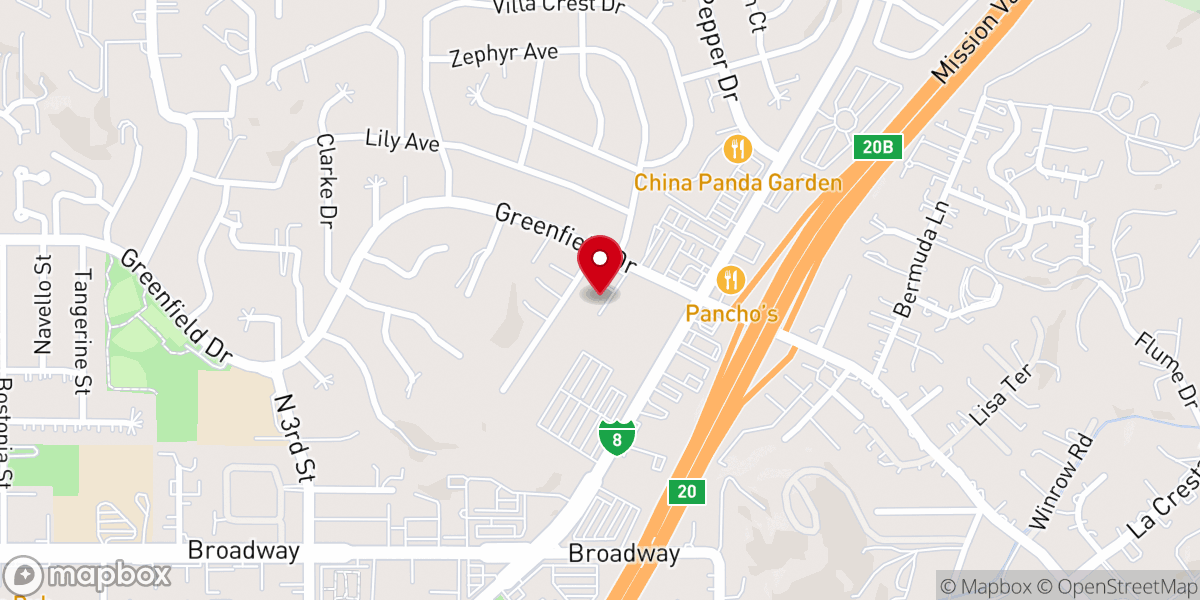 Map showing location of Rescue Church