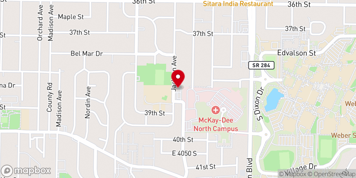 Map showing location of Berean Baptist Church