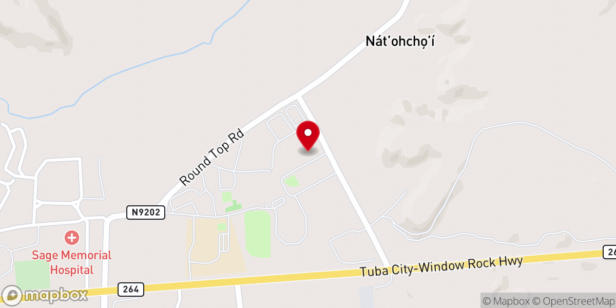 Map showing location of Ganado United School District