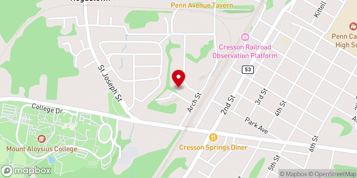 Map showing location of Sister Servants of the Most Sacred Heart of Jesus