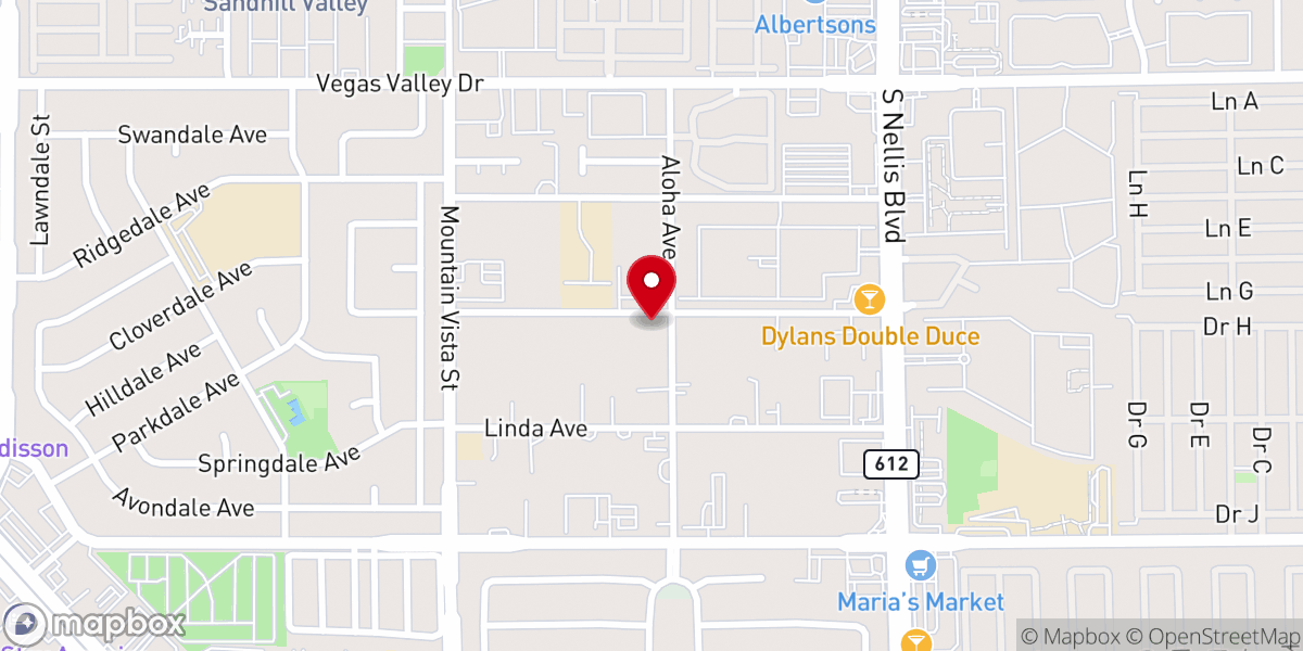 Map showing location of Quinceañeras