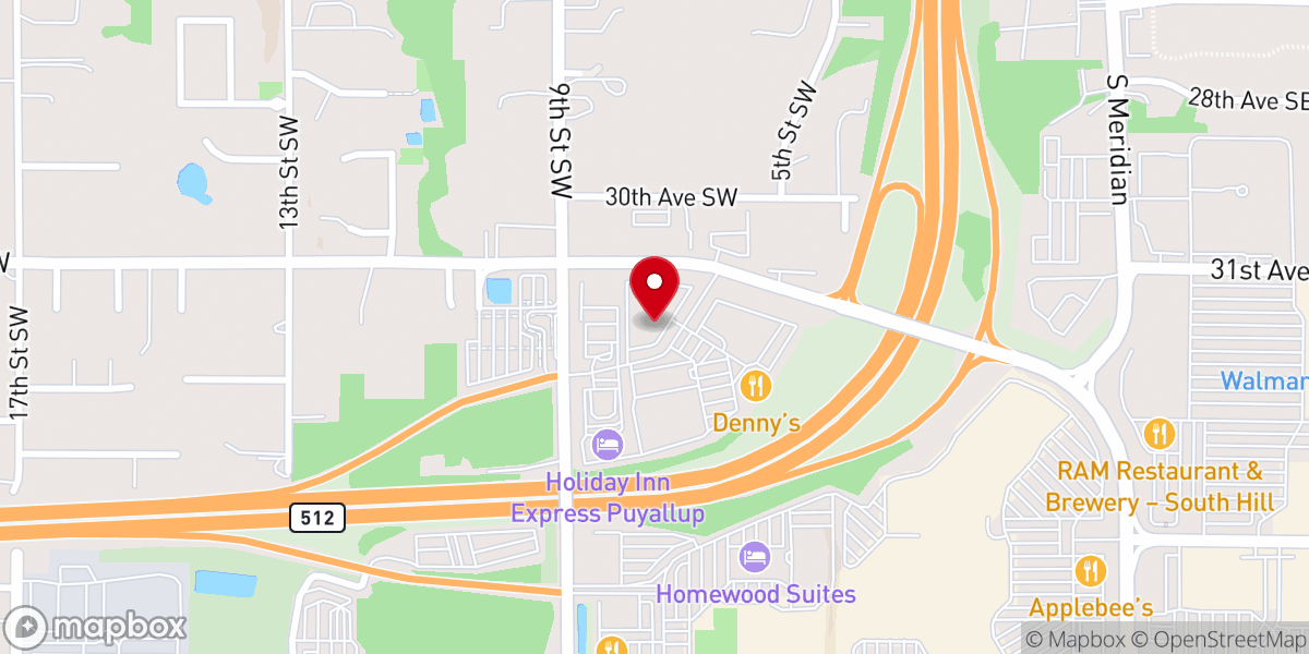 Map showing location of Bethany Church