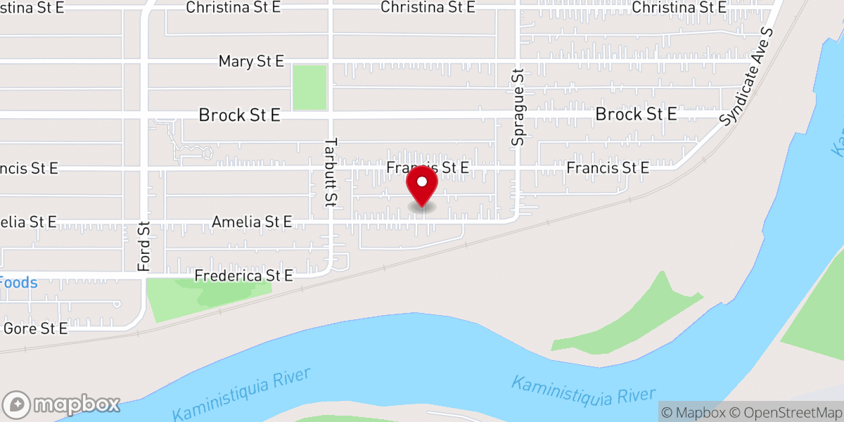 Map showing location of canadian local Meeting