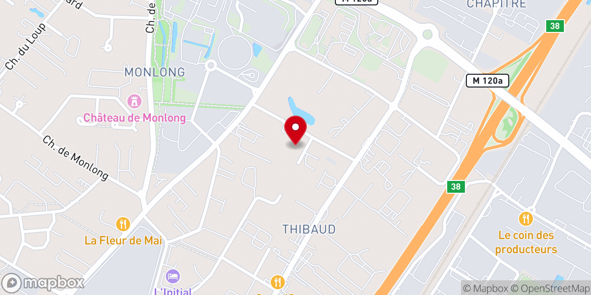 Map showing location of Mission Évangélique Ephphatha