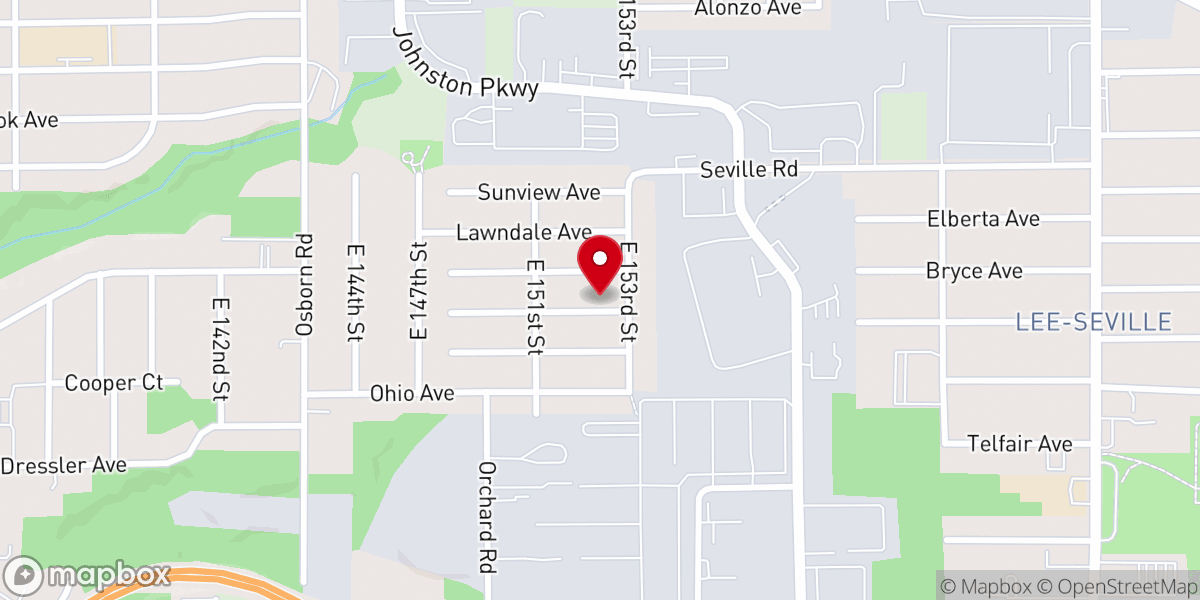 Map showing location of Ebenezer Assembly of Christ