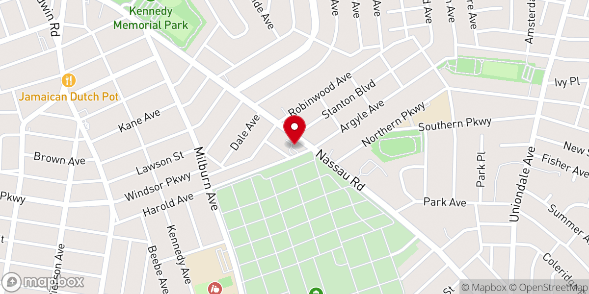 Map showing location of La Cosecha Community Church