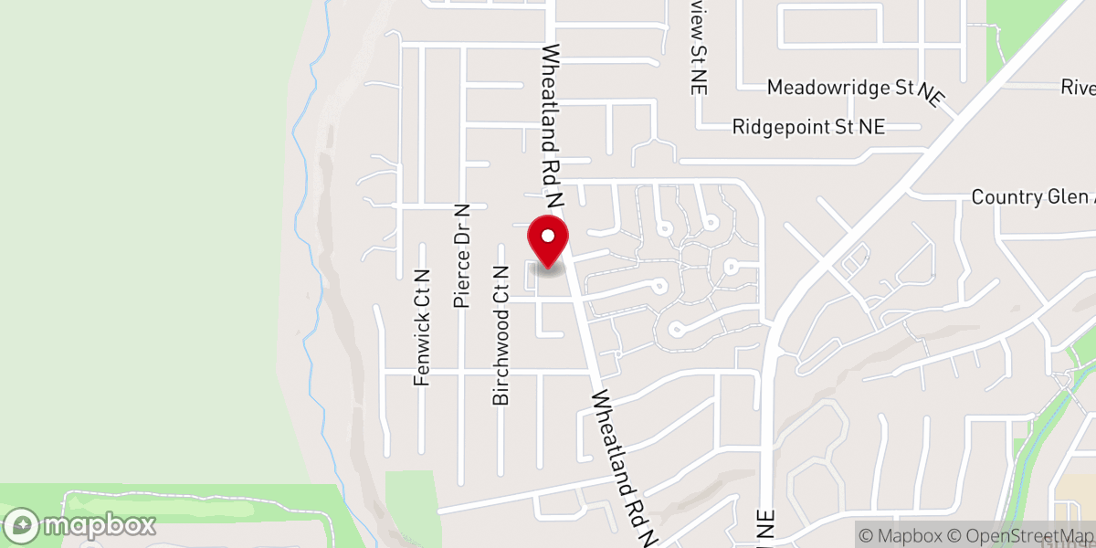 Map showing location of Keizer Christian Church