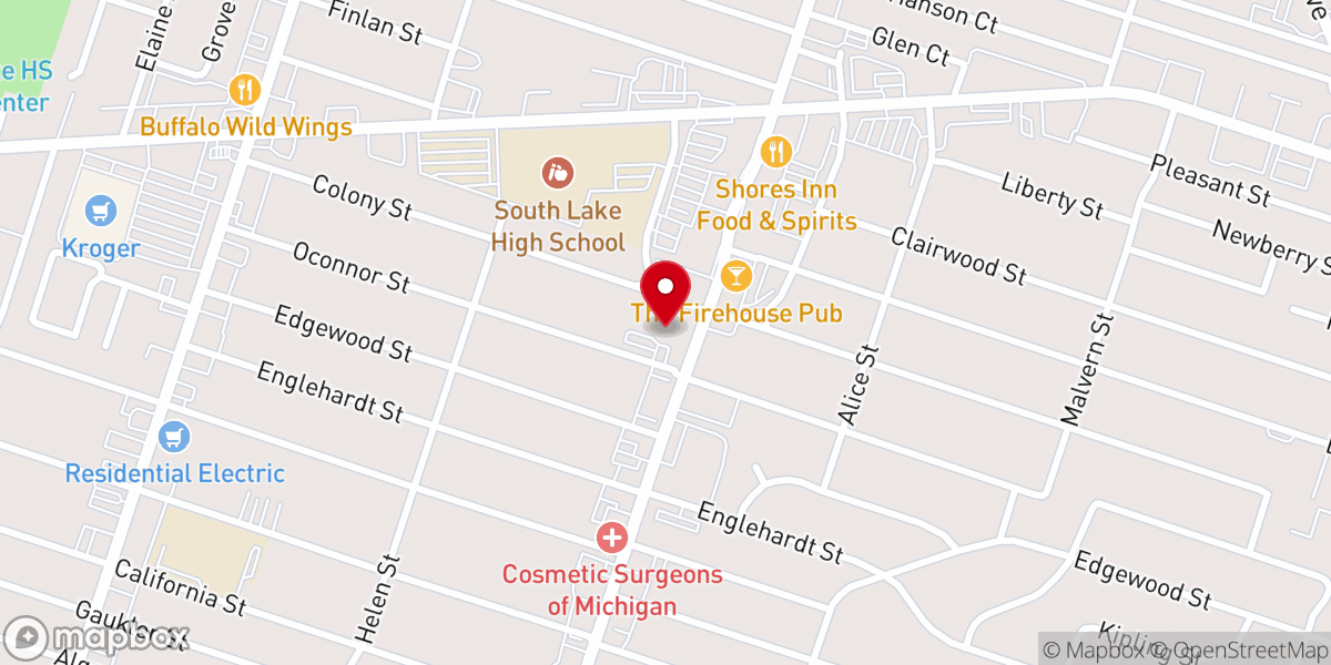 Map showing location of St Paul's Lutheran Church