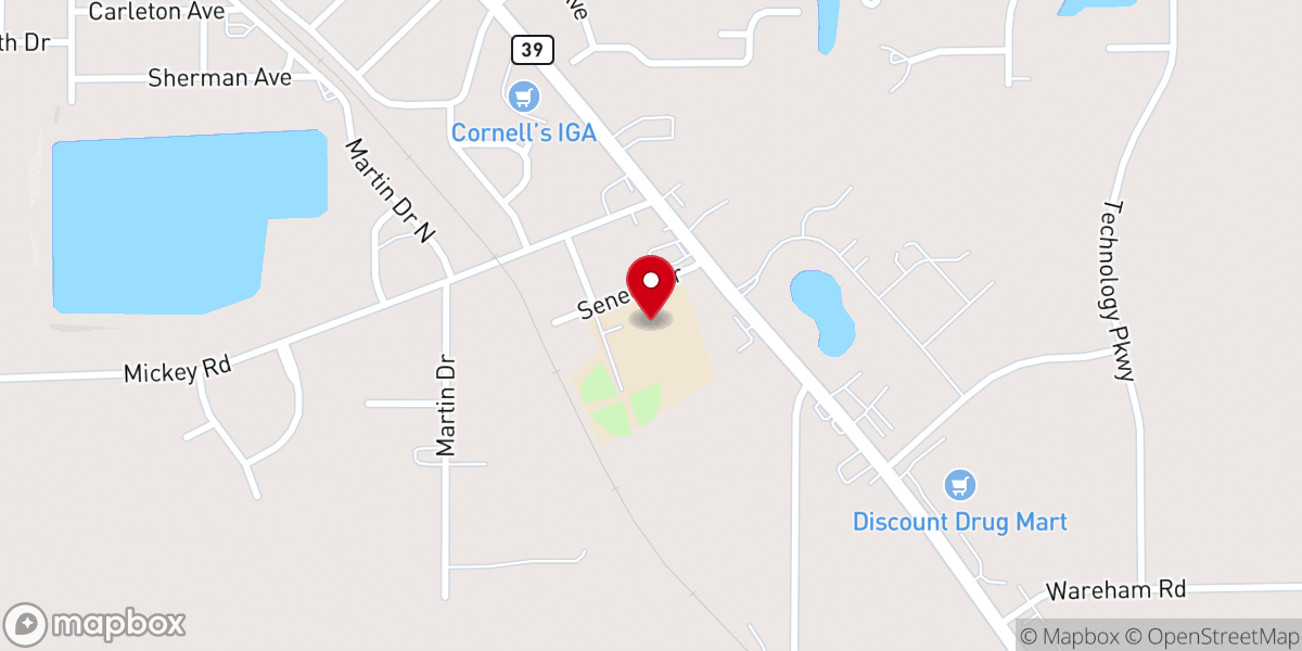 Map showing location of CORE COMMUNITY CHURCH