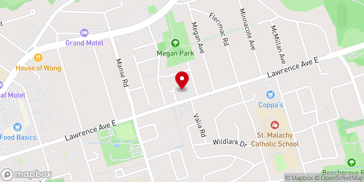 Map showing location of Scarborough Seventh-Day Adventist