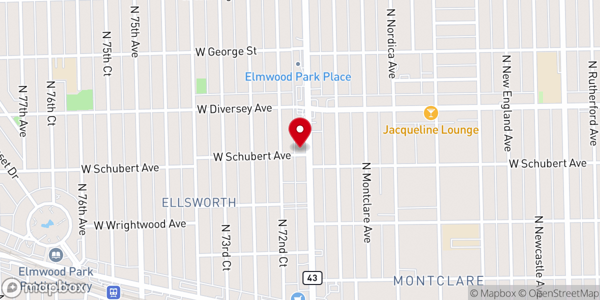 Map showing location of New Horizon Temple