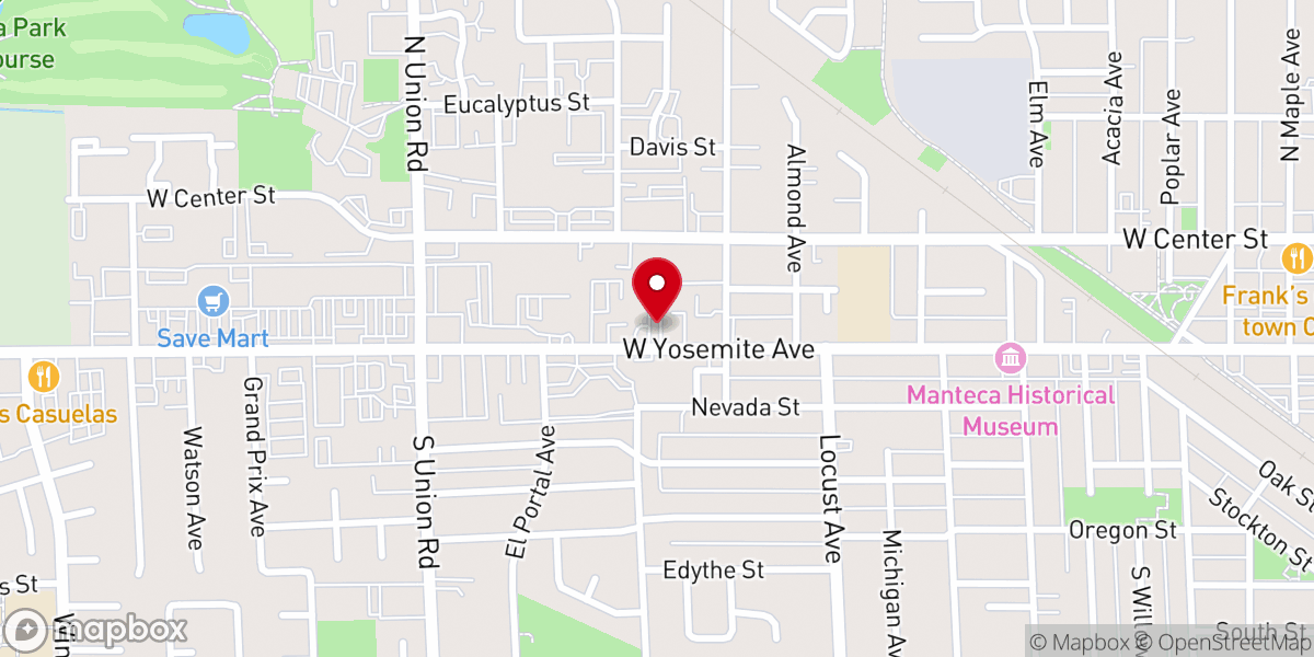 Map showing location of Los Hechos Manteca