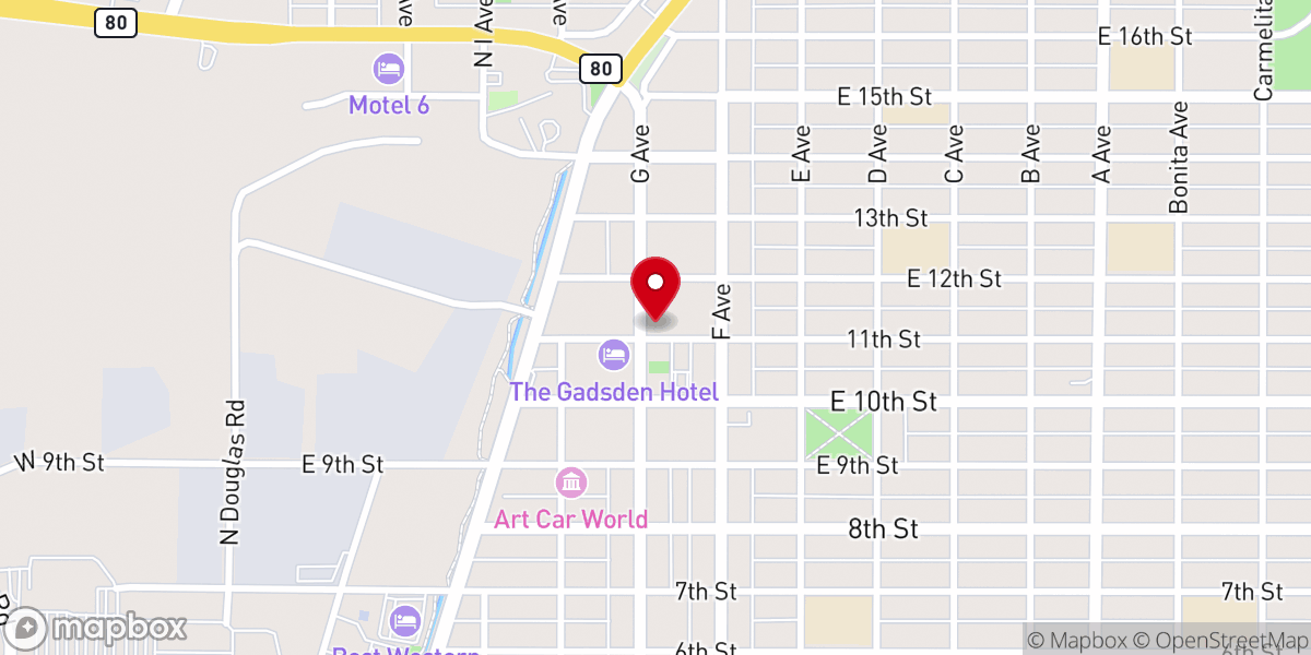 Map showing location of Last Supper Museum America