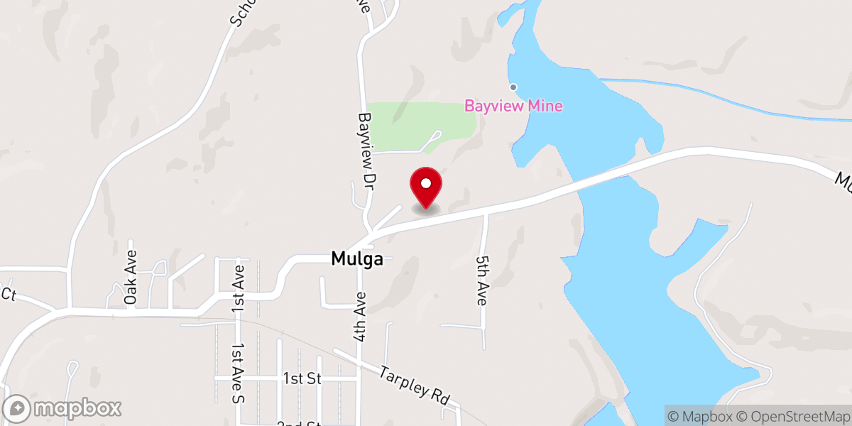 Map showing location of Village Falls Methodist Church
