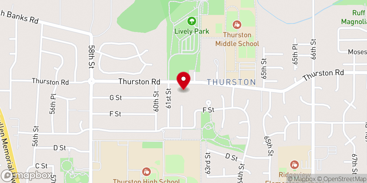 Map showing location of New Life Apostolic Tabernacle