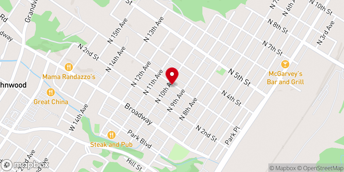 Map showing location of Altoona Restoration Church of God