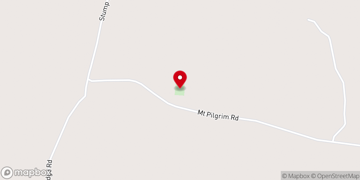 Map showing location of St. John Missionary Baptist Church