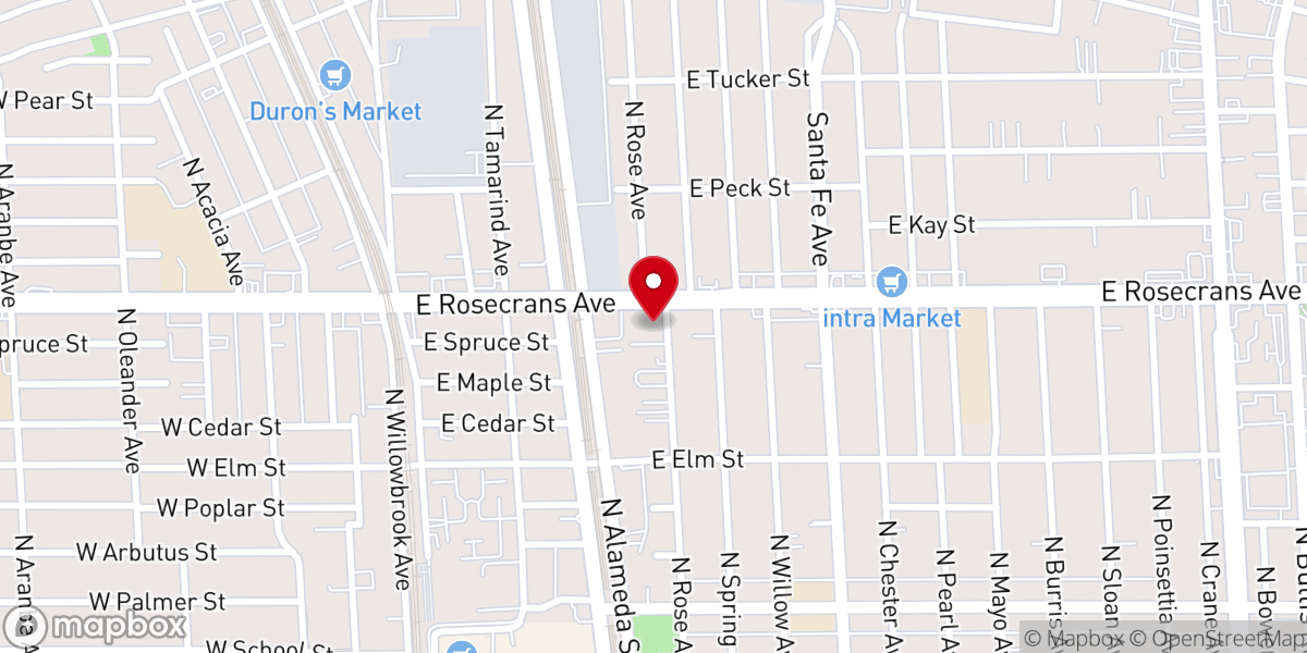 Map showing location of Martin Temple AME Zion Church