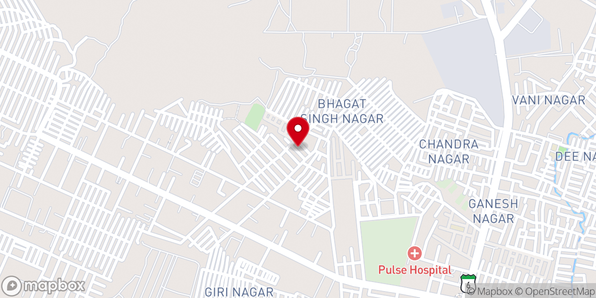 Map showing location of Christian Fellowship Church CFC
