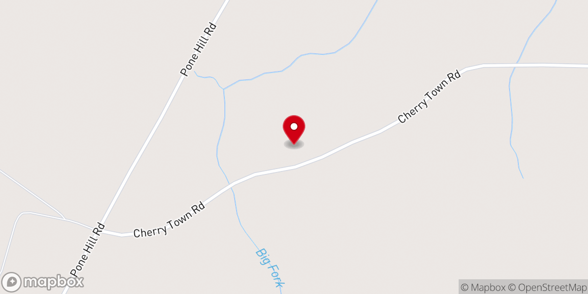 Map showing location of Saint Paul Church