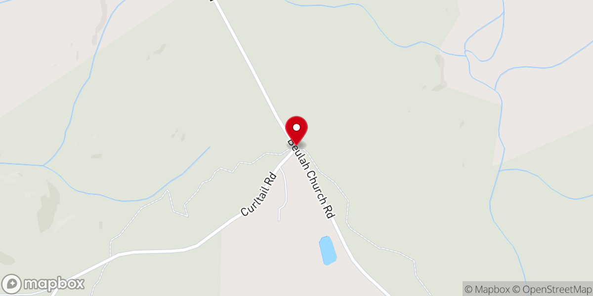 Map showing location of Long Cane Horse Trail - Trailhead E