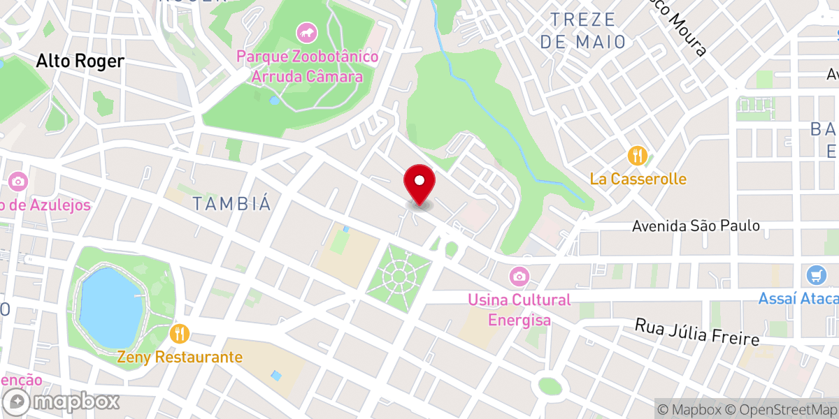 Map showing location of Assembleia de Deus - ADPB - Cong. Tambiá